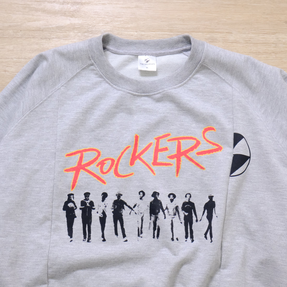 【THE SALVAGES / ROCKERS CREW SWEAT / SIZE XL】