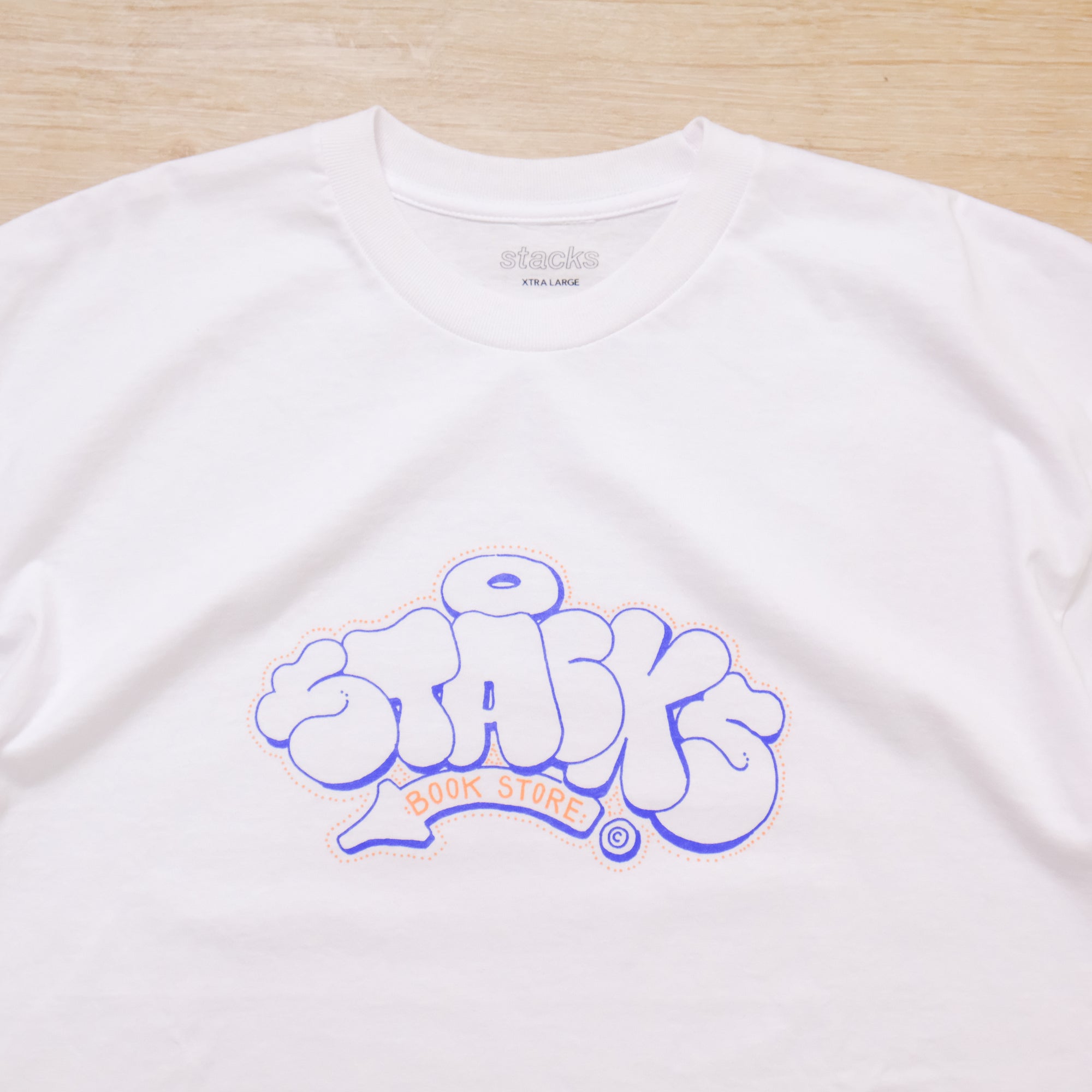 【stacks bookstore / GUESS &quot;STACKS&quot; TEE / SIZE XL】