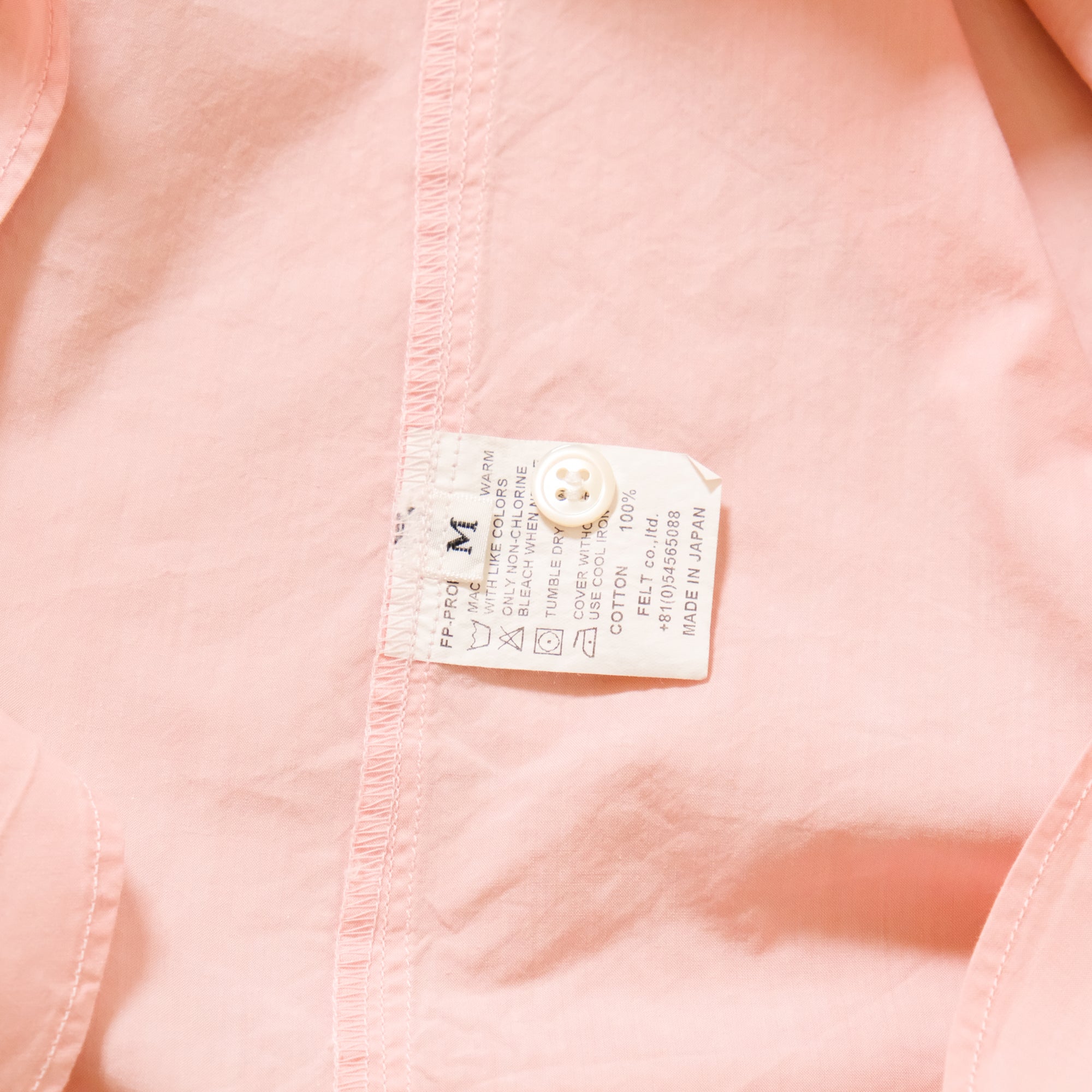 【FUTURE PRIMITIVE / FP B.D. LS SHIRT (PINK) / SIZE M】