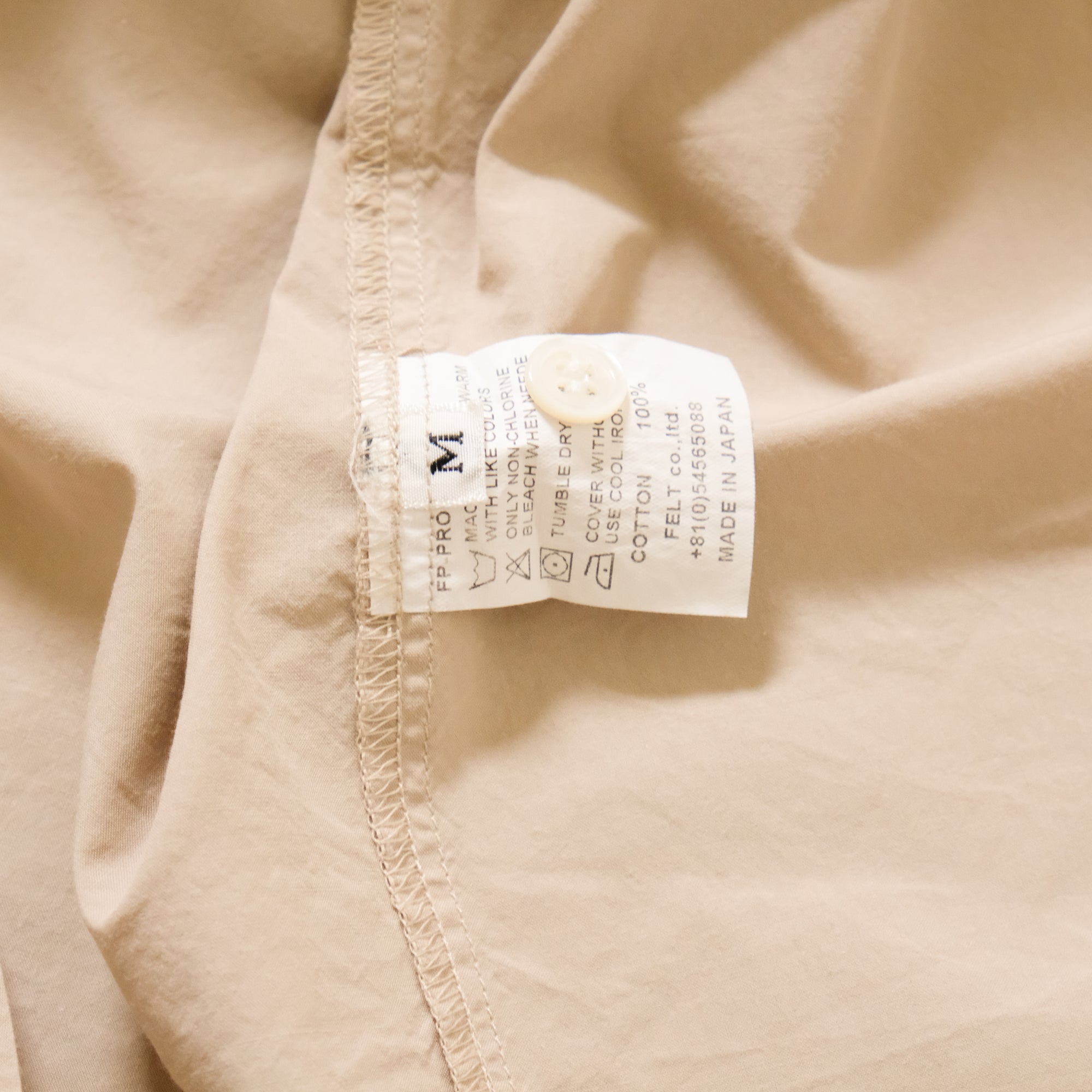 【FUTURE PRIMITIVE / FP B.D. LS SHIRT (KHAKI) / SIZE M】