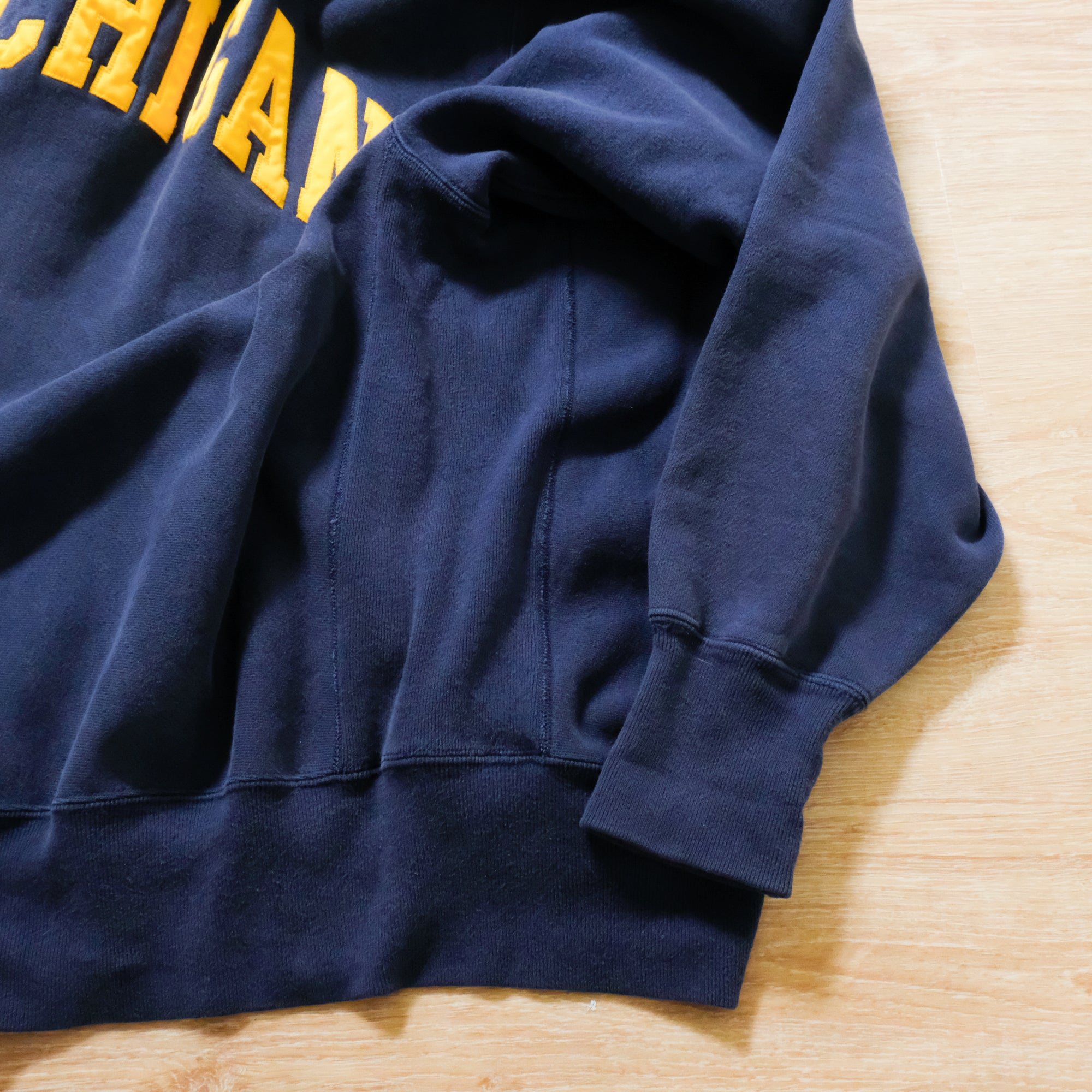 【90S CHAMPION REVERSE WEAVE / APPLIQUE CREW NECK / SIZE XL】