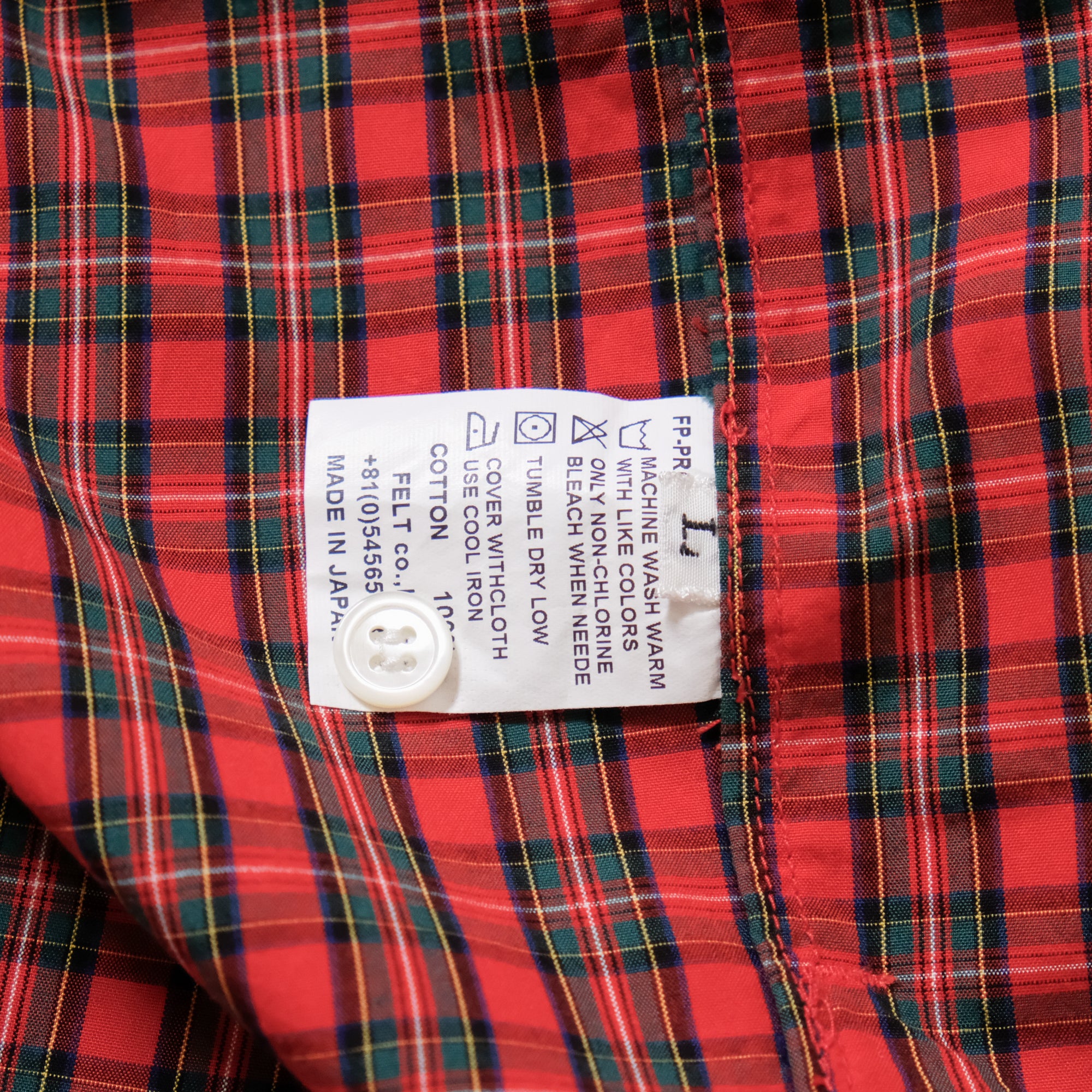 【FUTURE PRIMITIVE / FP SUPPLE SHIRT (RED CHECK) / SIZE L】