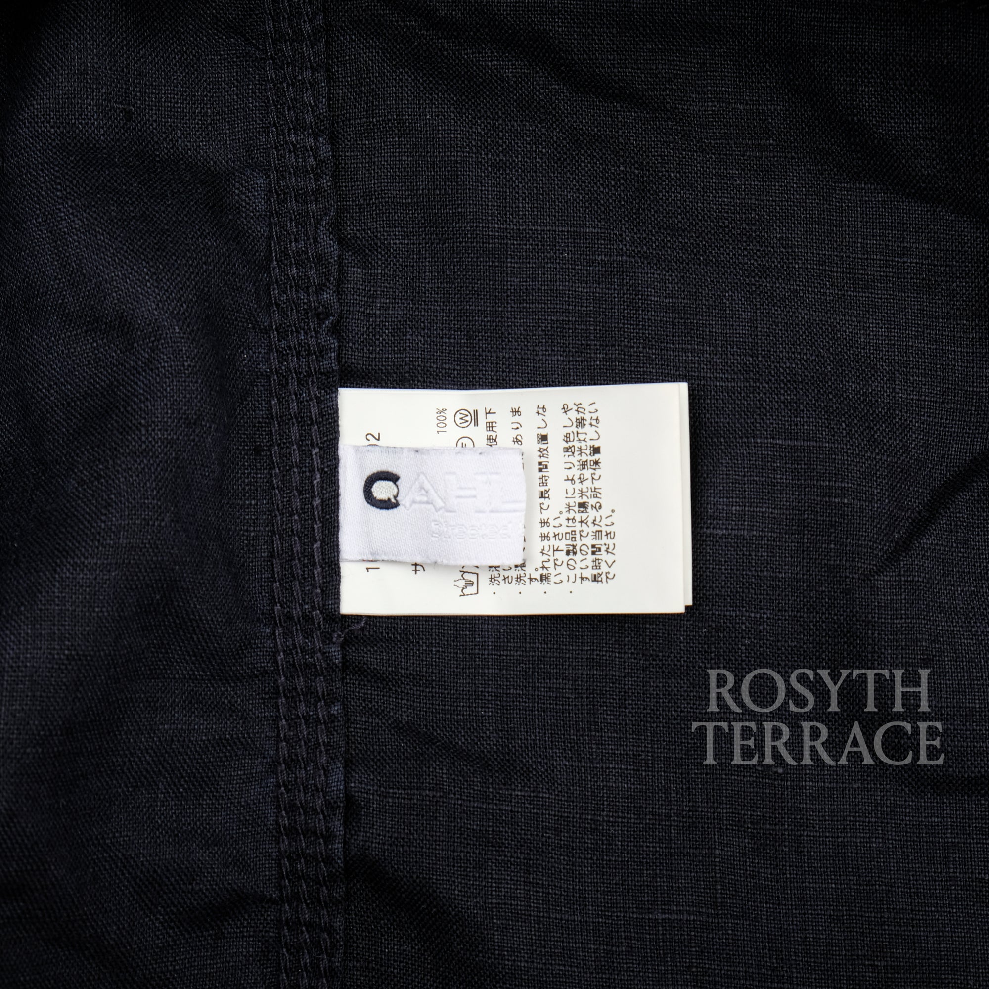 【CAHLUMN / LINEN OPEN COLLAR SHIRT &amp; GYM PANTS / SIZE L】