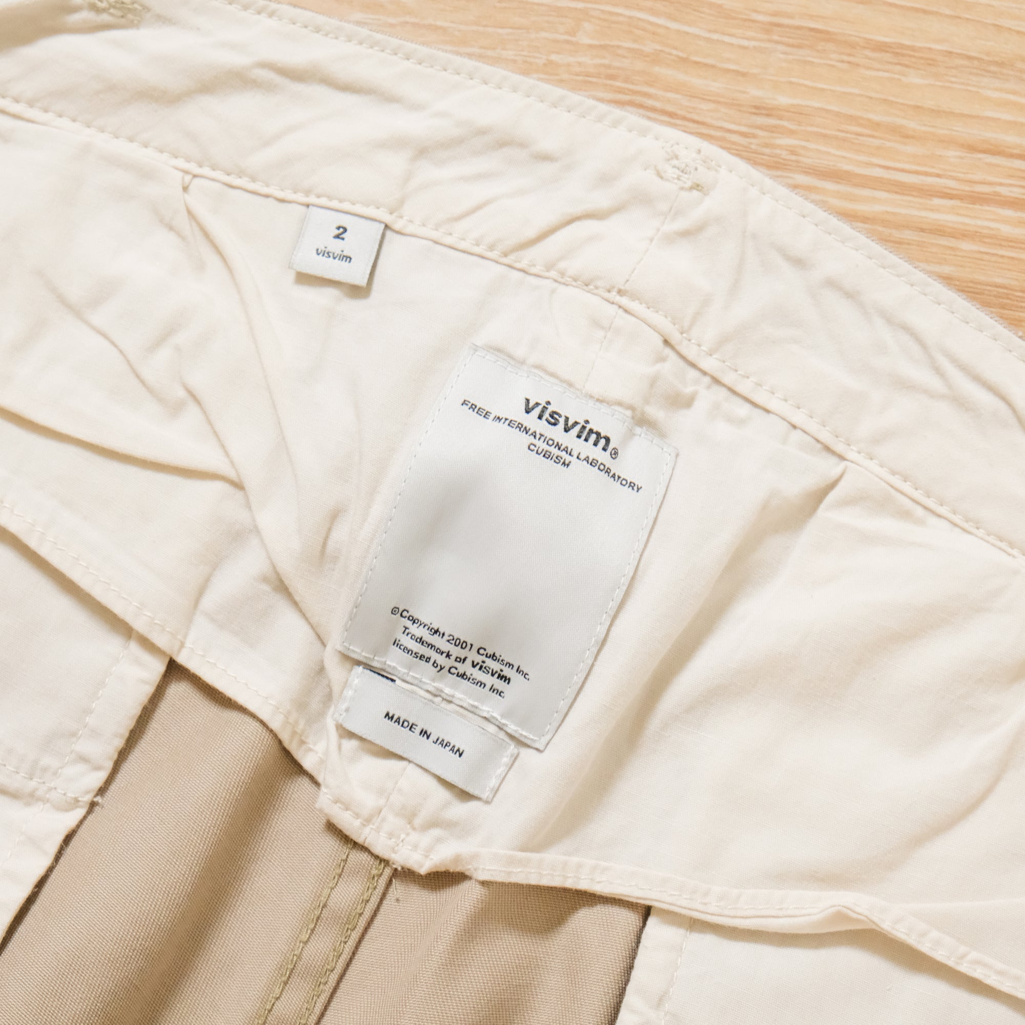 【visvim / CHINO SHORTS (BEIGE) / SIZE 2】