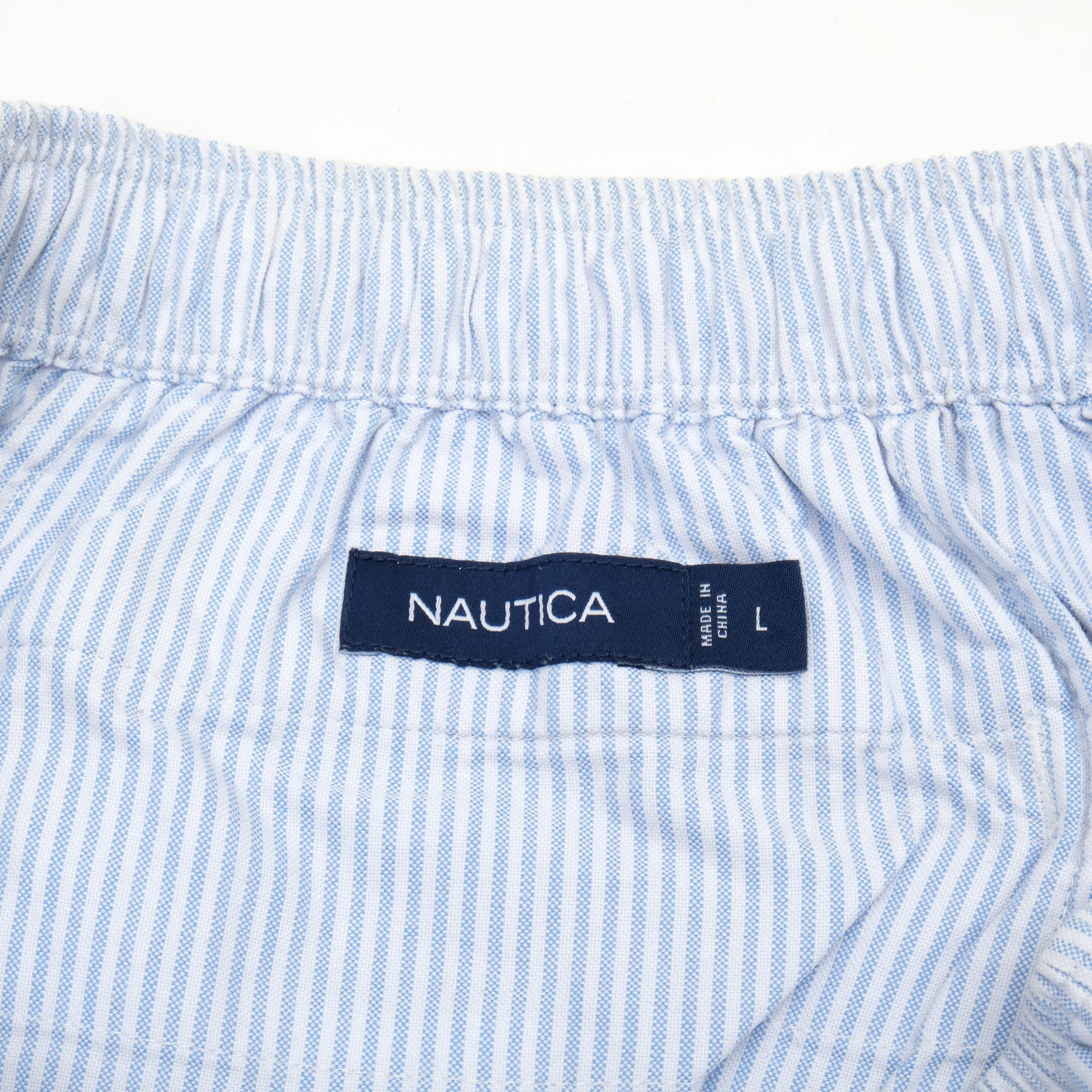 【NAUTICA JAPAN x stacks bookstore / OXFORD SHORTS &quot;JOTA&quot; / SIZE L】