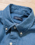 【NAUTICA JAPAN / DENIM B.D SHIRT / SIZE M】