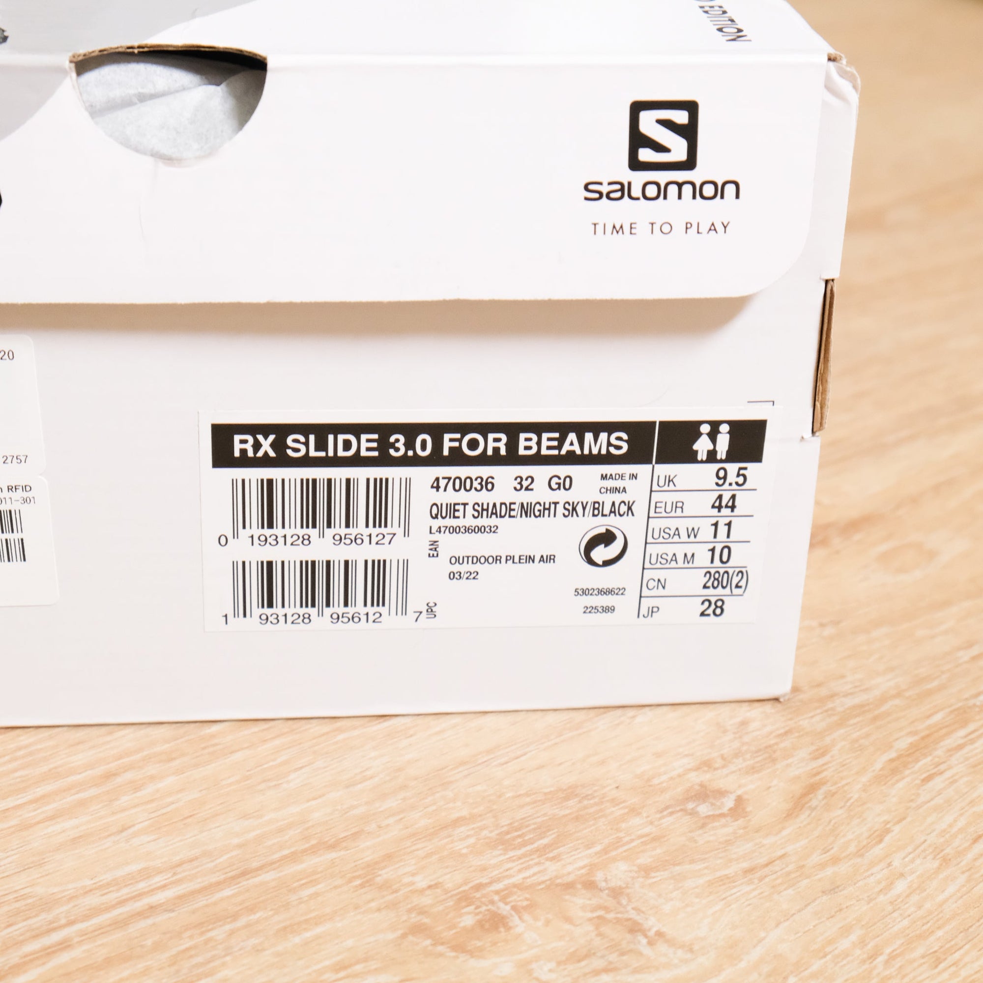 【BEAMS x SALOMON / RX SLIDE 3.0 / US 10】