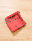 【GIVENCHY / RED STAR PRINT SQUARE SCARF / OS】