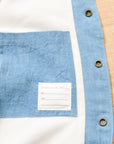 【NATURAL HIKING CLUB / NHC INDIGO LINEN COACH JKT (LIGHT) / SIZE S】