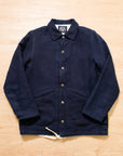 【NATURAL HIKING CLUB / NHC INDIGO LINEN COACH JKT (DARK) / SIZE S】