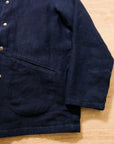 【NATURAL HIKING CLUB / NHC INDIGO LINEN COACH JKT (DARK) / SIZE S】