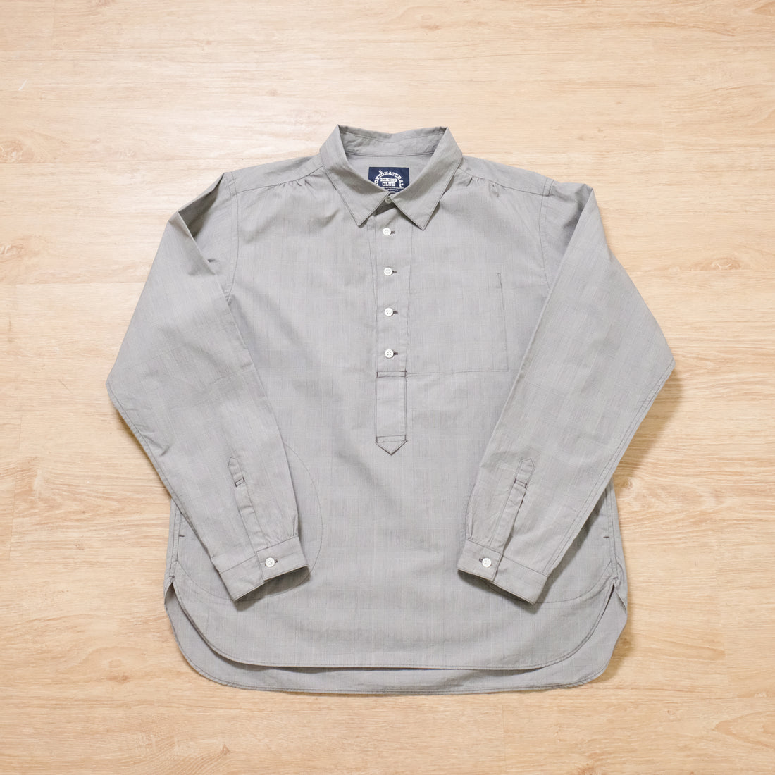 【NATURAL HIKING CLUB / NHC SURVEY SHIRT IV (GREY) / SIZE M】