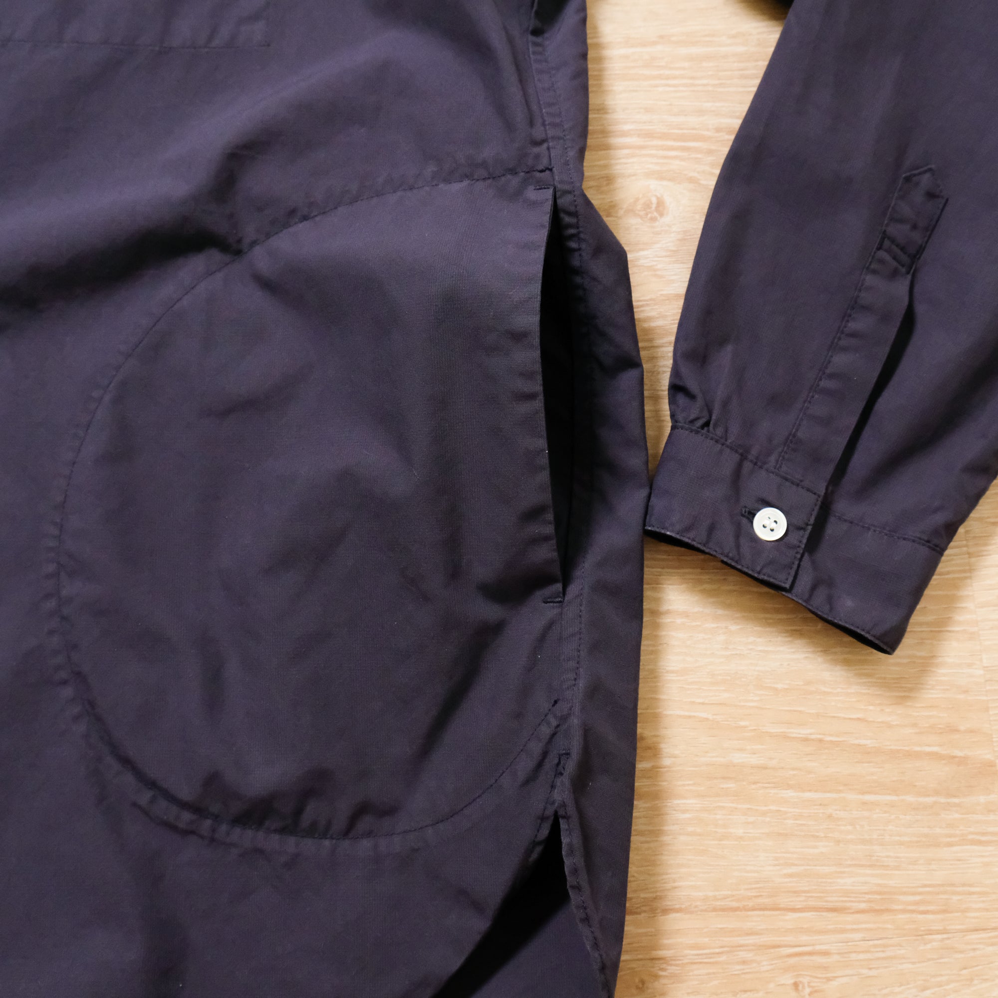 【NATURAL HIKING CLUB / NHC SURVEY SHIRT IV (NAVY) / SIZE M】