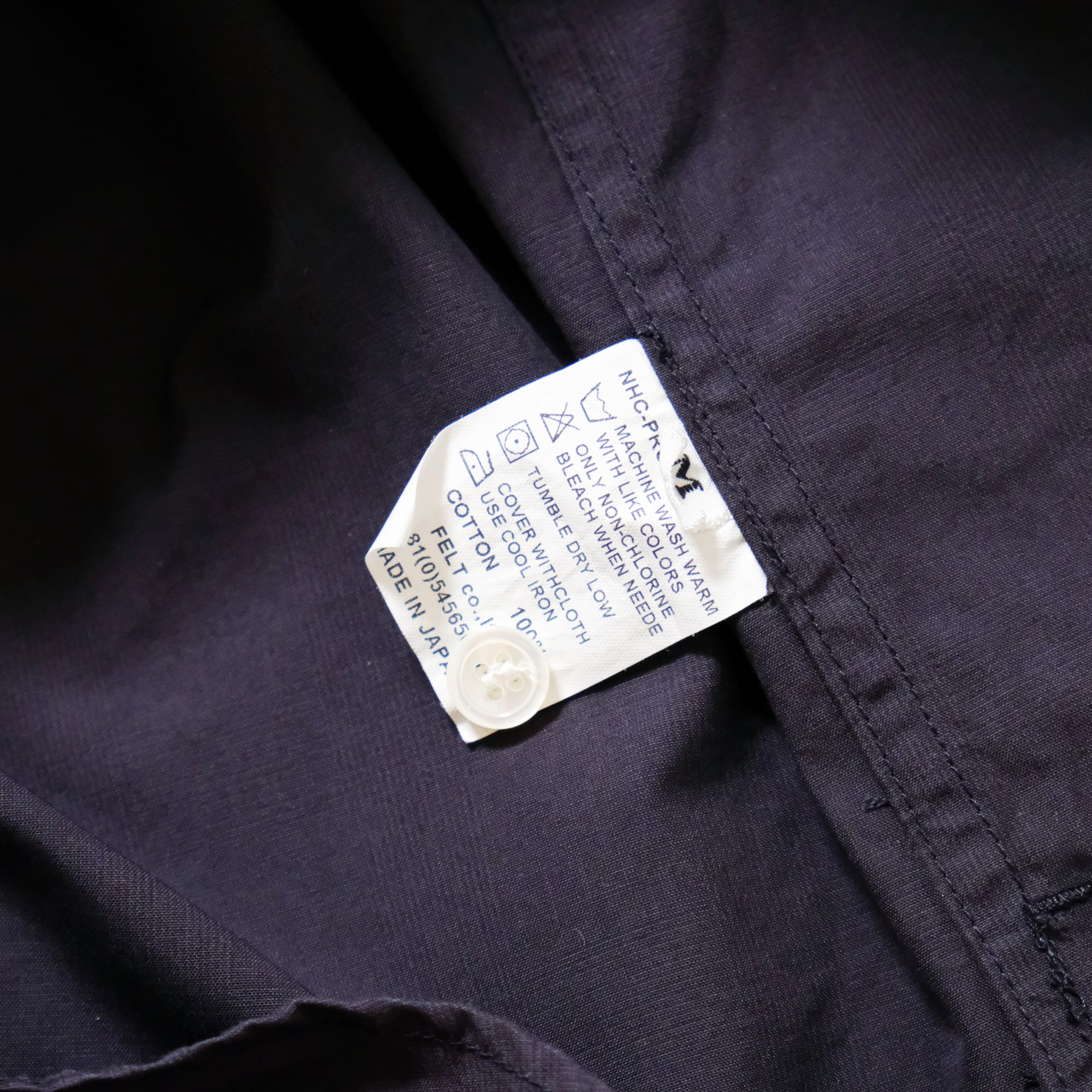 【NATURAL HIKING CLUB / NHC SURVEY SHIRT IV (NAVY) / SIZE M】