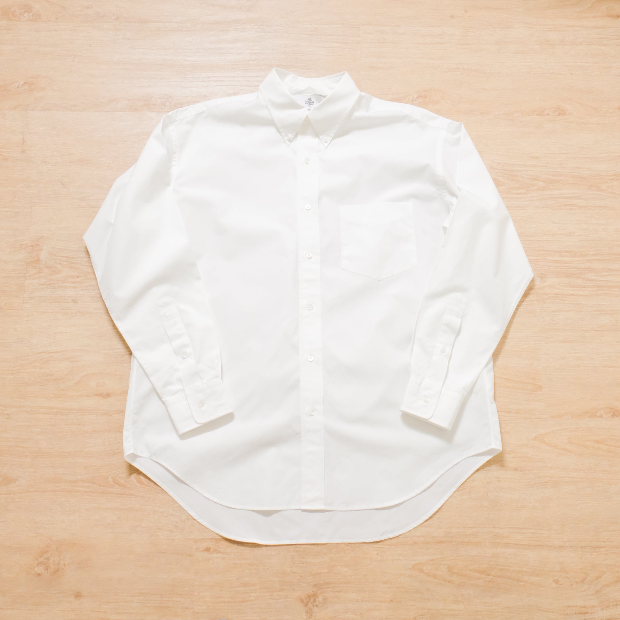 【GRAPHPAPER / THOMAS MASON FOR GP BOX SHIRT / SIZE 1】