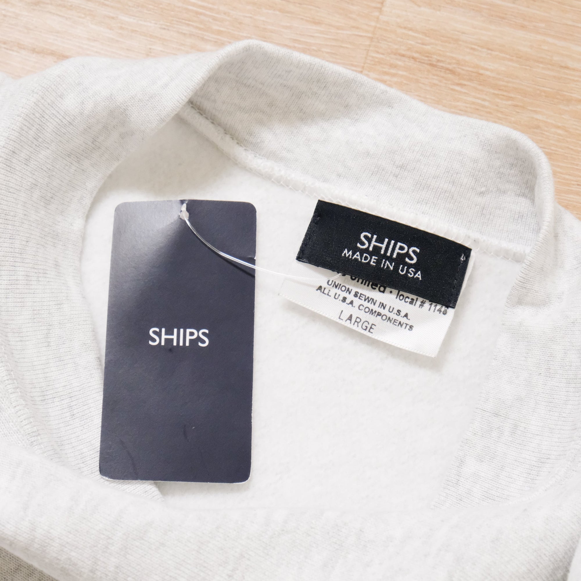 【AOR x HIROSHI NAGAI x SHIPS / QUIET SEASON SWEATSHIRT / SIZE L】