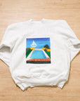 【AOR x HIROSHI NAGAI x SHIPS / QUIET SEASON SWEATSHIRT / SIZE L】