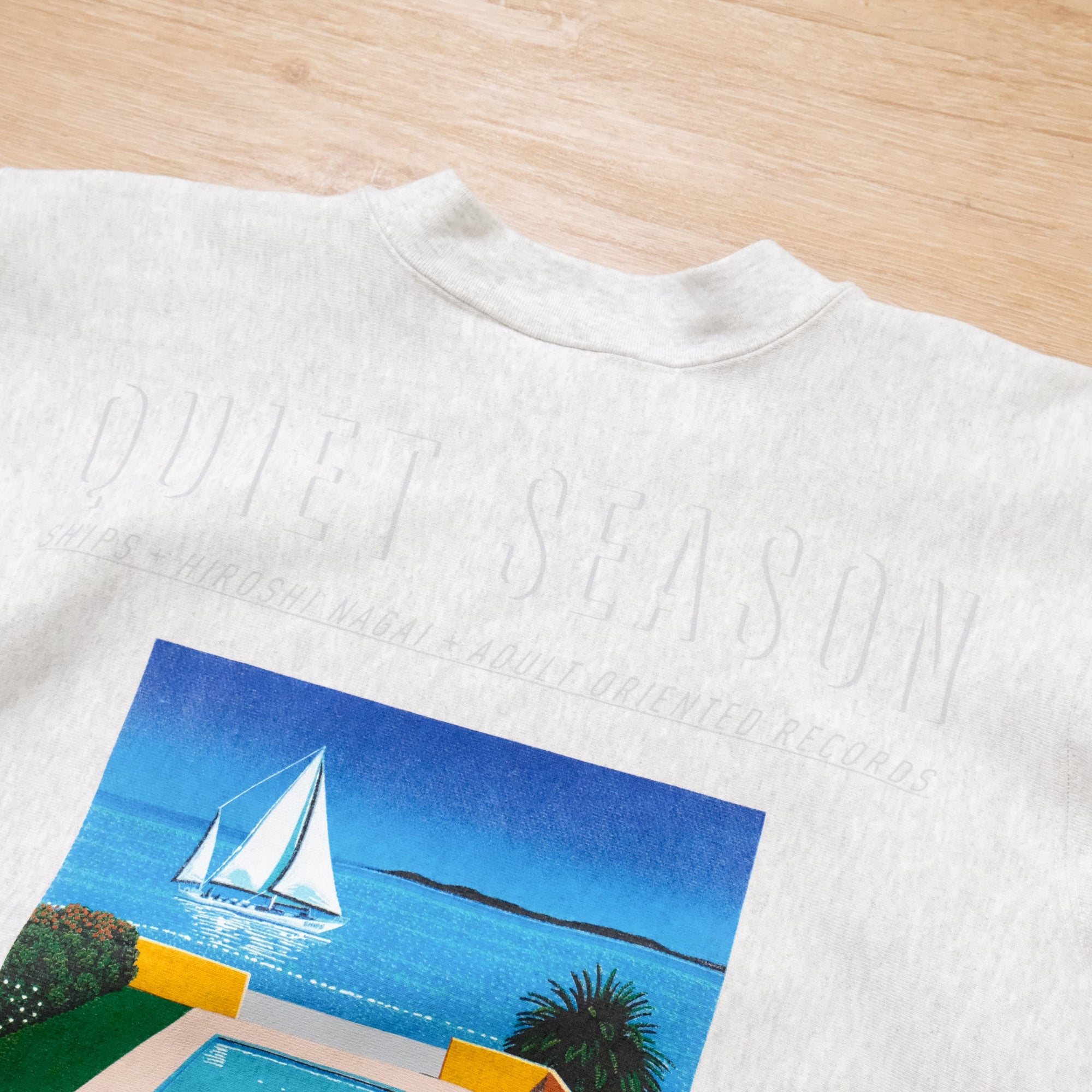 【AOR x HIROSHI NAGAI x SHIPS / QUIET SEASON SWEATSHIRT / SIZE L】