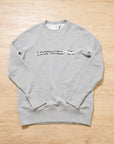 【LOOPWHEELER x KAIKADO x YOICHIRO UCHIDA / FUTURE VINTAGE LOGO CREW SWEAT / SIZE L】