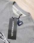 【LOOPWHEELER x KAIKADO x YOICHIRO UCHIDA / FUTURE VINTAGE LOGO CREW SWEAT / SIZE L】