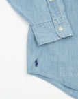 【POLO by Ralph Lauren FOR BEAMS / 'THE BIG FIT' CHAMBRAY SHIRT / SIZE M】