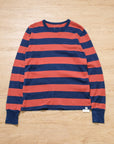 【visvim / BIG BORDER TEE LS RED / SIZE 2】