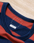 【visvim / BIG BORDER TEE LS RED / SIZE 2】