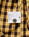 【NATURAL HIKING CLUB / NHC SURVEY SHIRT III (YELLOW CHECK) / SIZE M】