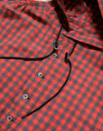 【NATURAL HIKING CLUB / NHC SURVEY SHIRT III (RED CHECK) / SIZE M】