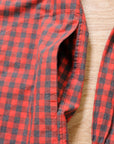 【NATURAL HIKING CLUB / NHC SURVEY SHIRT III (RED CHECK) / SIZE M】