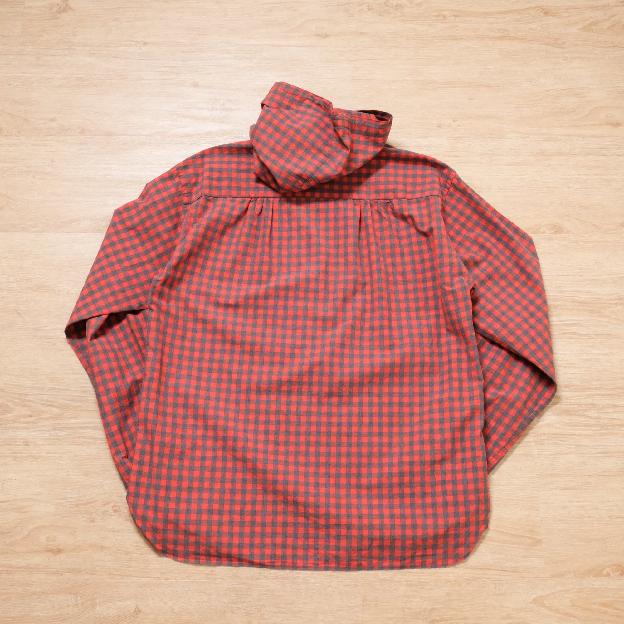 【NATURAL HIKING CLUB / NHC SURVEY SHIRT III (RED CHECK) / SIZE M】