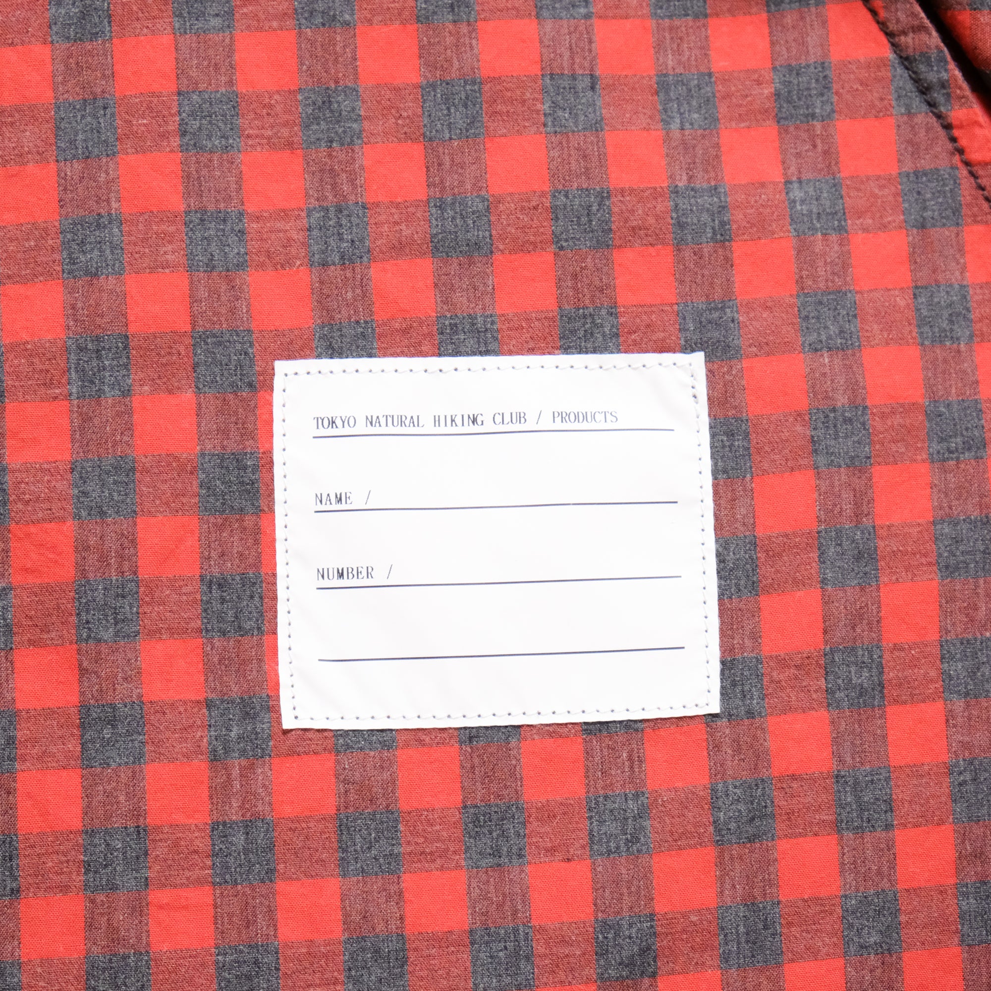 【NATURAL HIKING CLUB / NHC SURVEY SHIRT III (RED CHECK) / SIZE M】