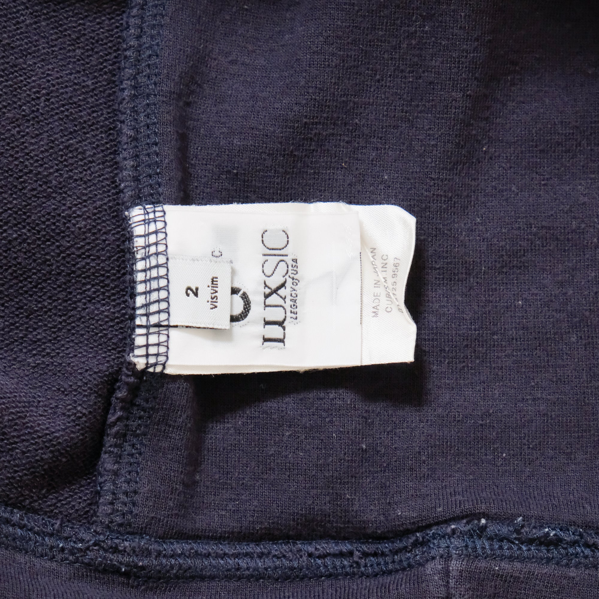 【visvim / JV CREW LS (LUXIC) NAVY / SIZE 2】