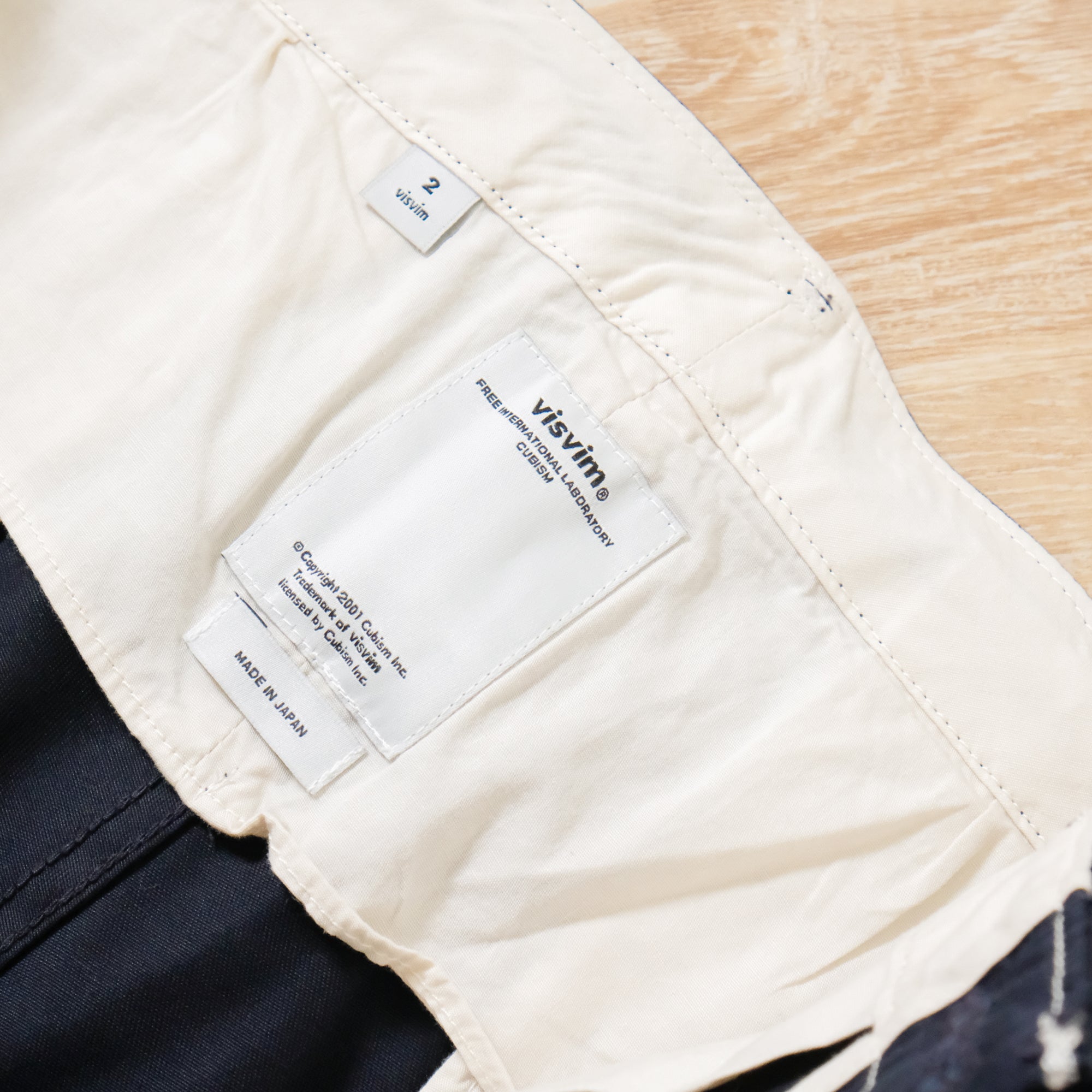 【visvim / CHINO SHORTS NAVY / SIZE 2】