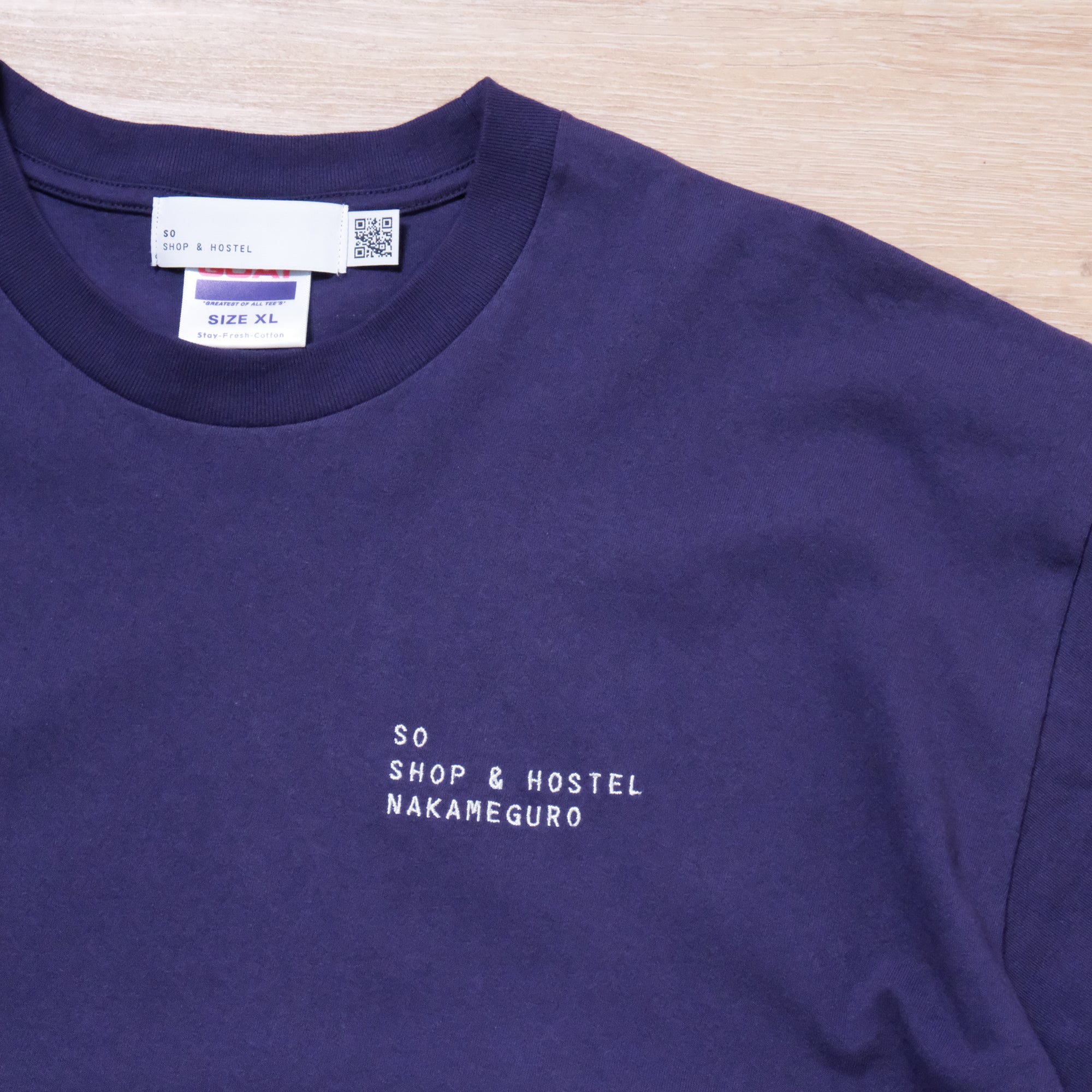 【SO SO SHOP &amp; HOSTEL / EMB T-SHIRT / SIZE XL】