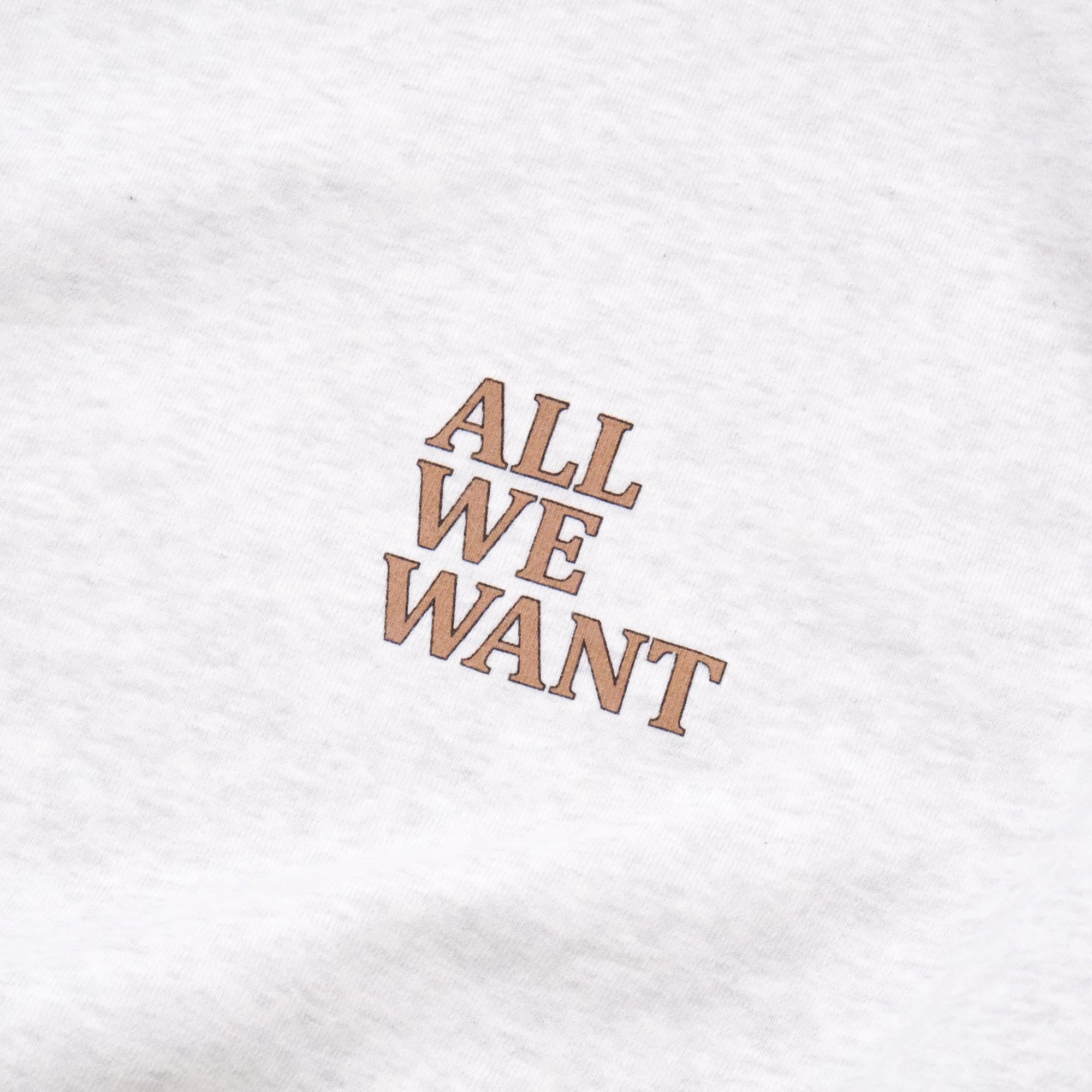 【ALL WE WANT MAGAZINE / AWW SWEATSHIRT / OS】