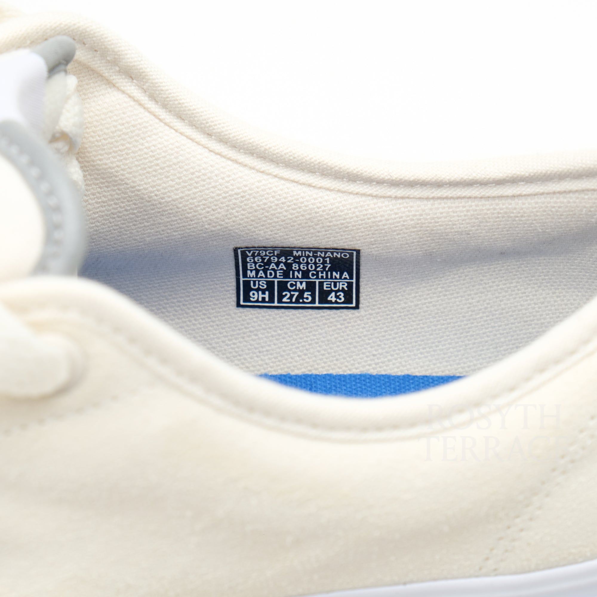 【MIN-NANO x VANS / V79 MARSHMALLOW / US9.5】