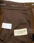 【FARAH JAPAN / TWO-TUCK WIDE TAPERED PANTS (BROWN) / SIZE 32】