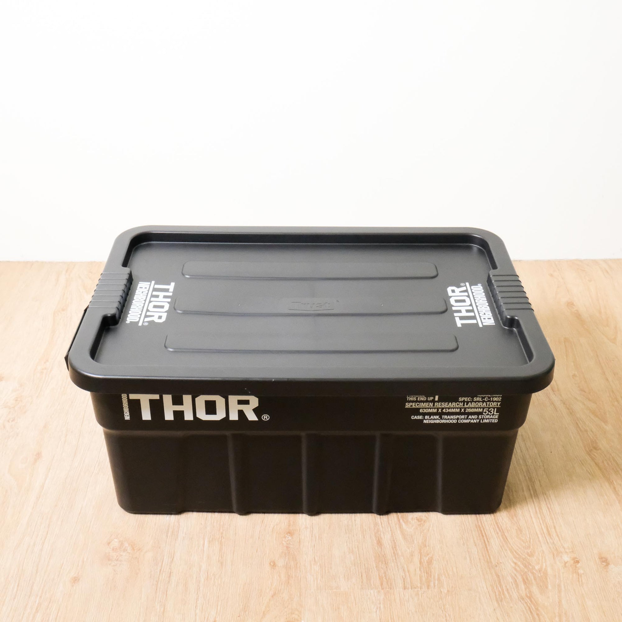 【NEIGHBORHOOD SRL / THOR LARGE TOTE W LID】