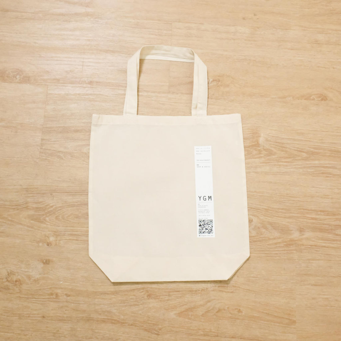 【YES GOOD MARKET / CANVAS LUGGAGE TAG TOTE BAG / OS】