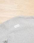 【AKA SIX BY SIMON BARKER / INVERTED CREW SWEAT GRAY / SIZE XL】