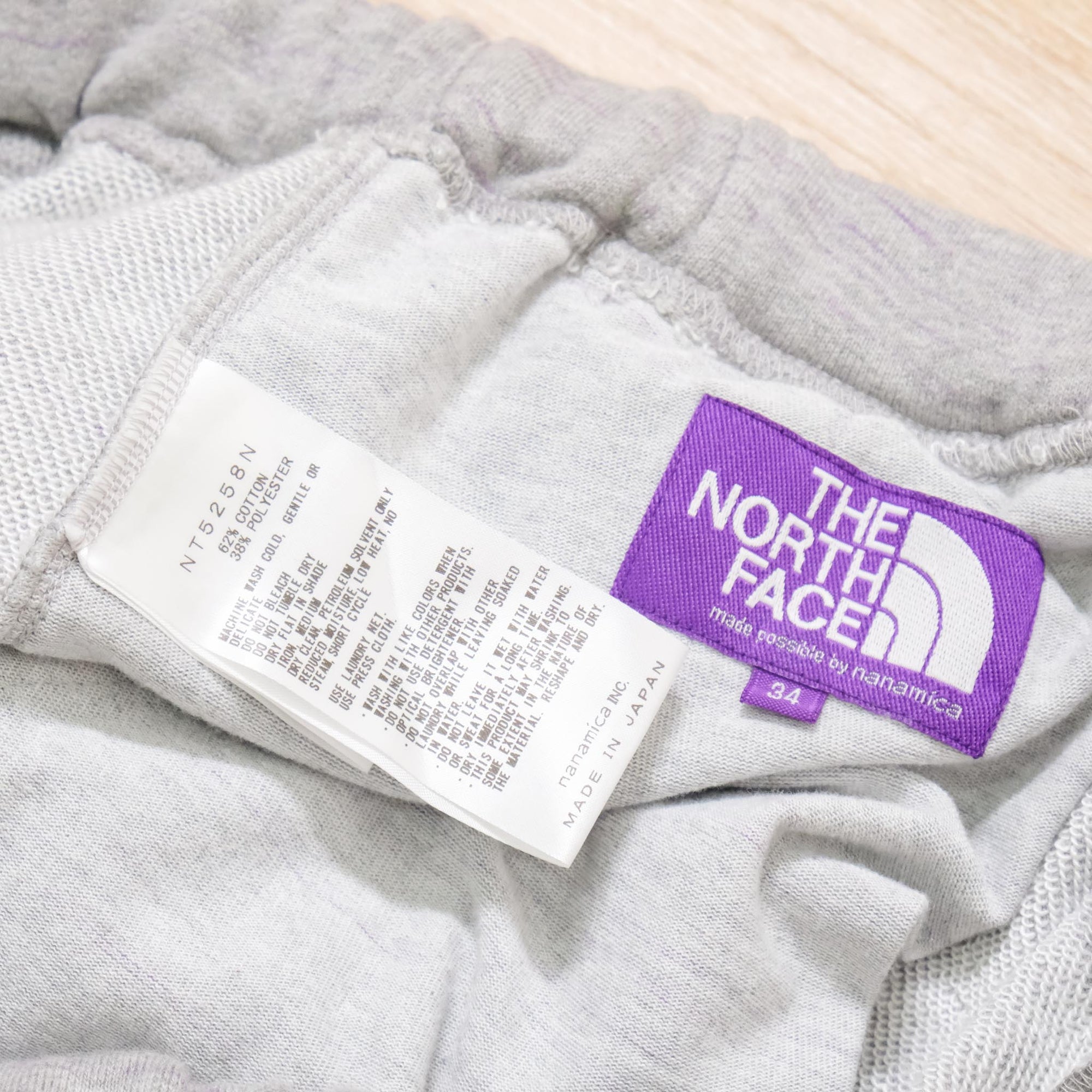 【THE NORTH FACE PURPLE LABEL / RUGBY SWEAT SHIRT &amp; PANTS / SIZE L-34】