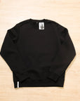 【AKA SIX BY SIMON BARKER / INVERTED CREW SWEAT BLACK / SIZE XL】