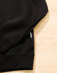 【AKA SIX BY SIMON BARKER / INVERTED CREW SWEAT BLACK / SIZE XL】