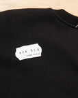 【AKA SIX BY SIMON BARKER / INVERTED CREW SWEAT BLACK / SIZE XL】