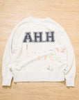 【AH.H x PAJA STUDIO x mocT / ACTION PAINTING 2 PIECE SWEAT / SIZE L】