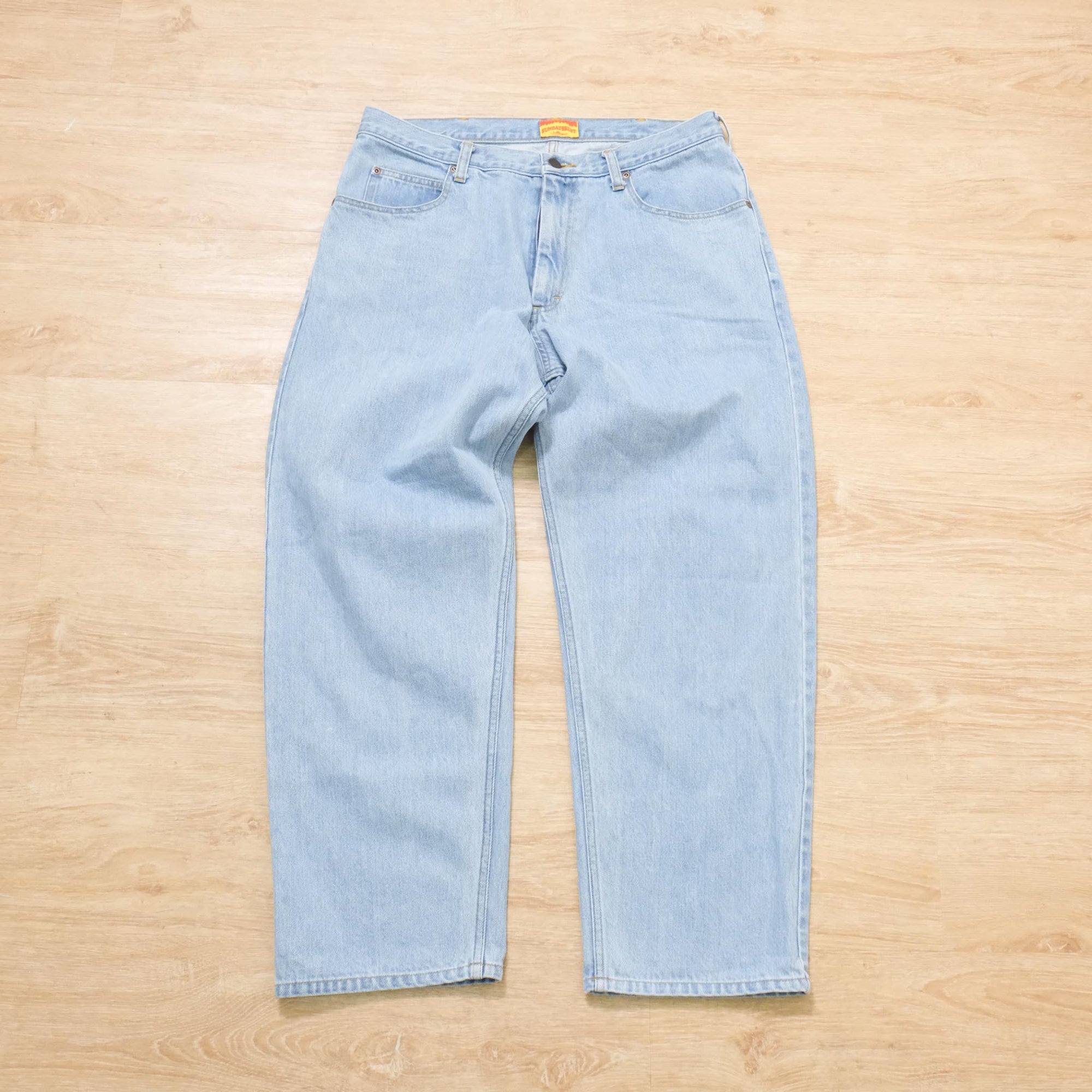 【SUNDAYS BEST / REGULAR FIT ICE BLUE JEANS / SIZE 34】