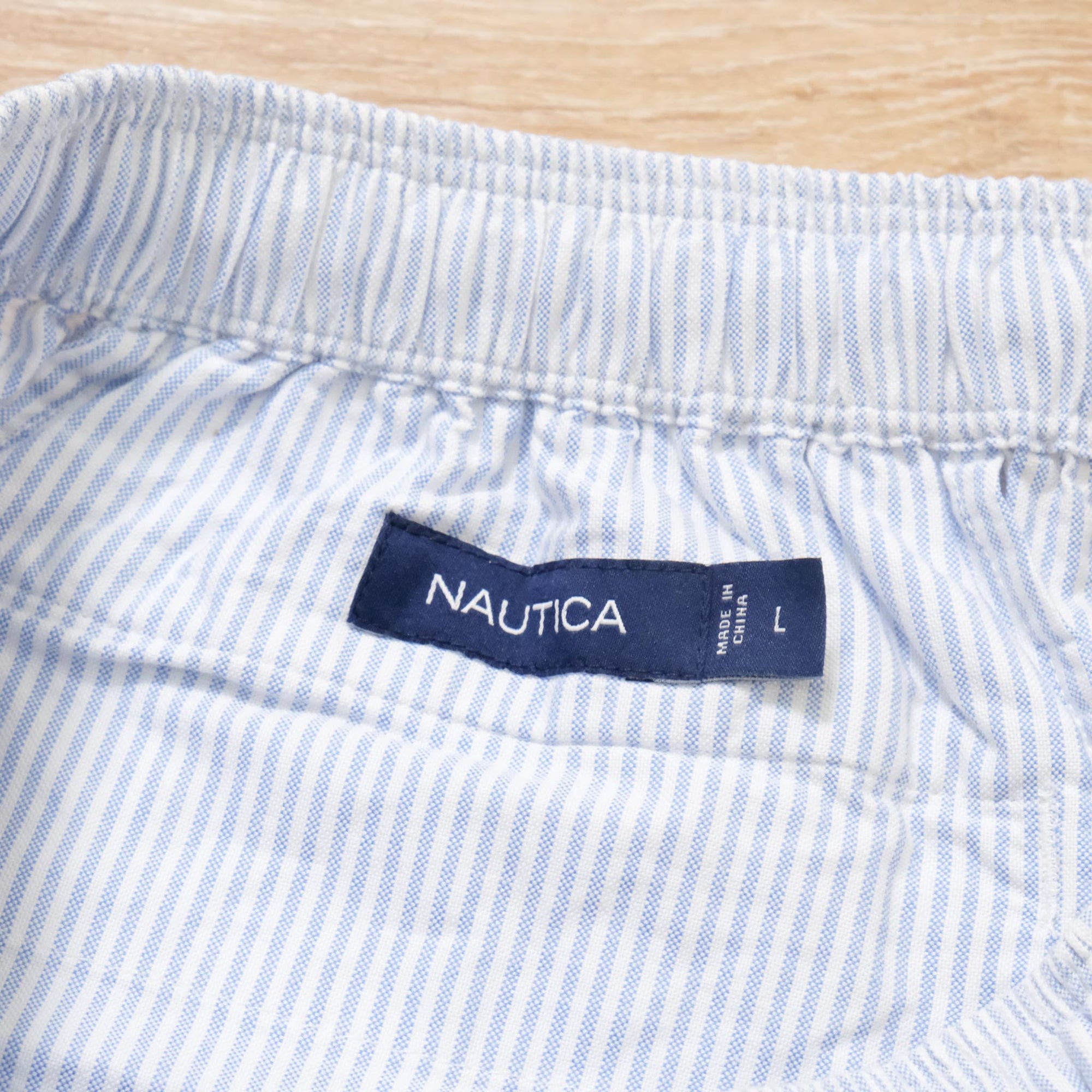 【NAUTICA JAPAN x stacks bookstore / OXFORD SHORTS &quot;JOTA&quot; / SIZE L】