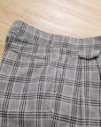 【ADULT ORIENTAL ROBES / SILHOUETTE TARTANS LINEN CHECK PANTS / SIZE 4】