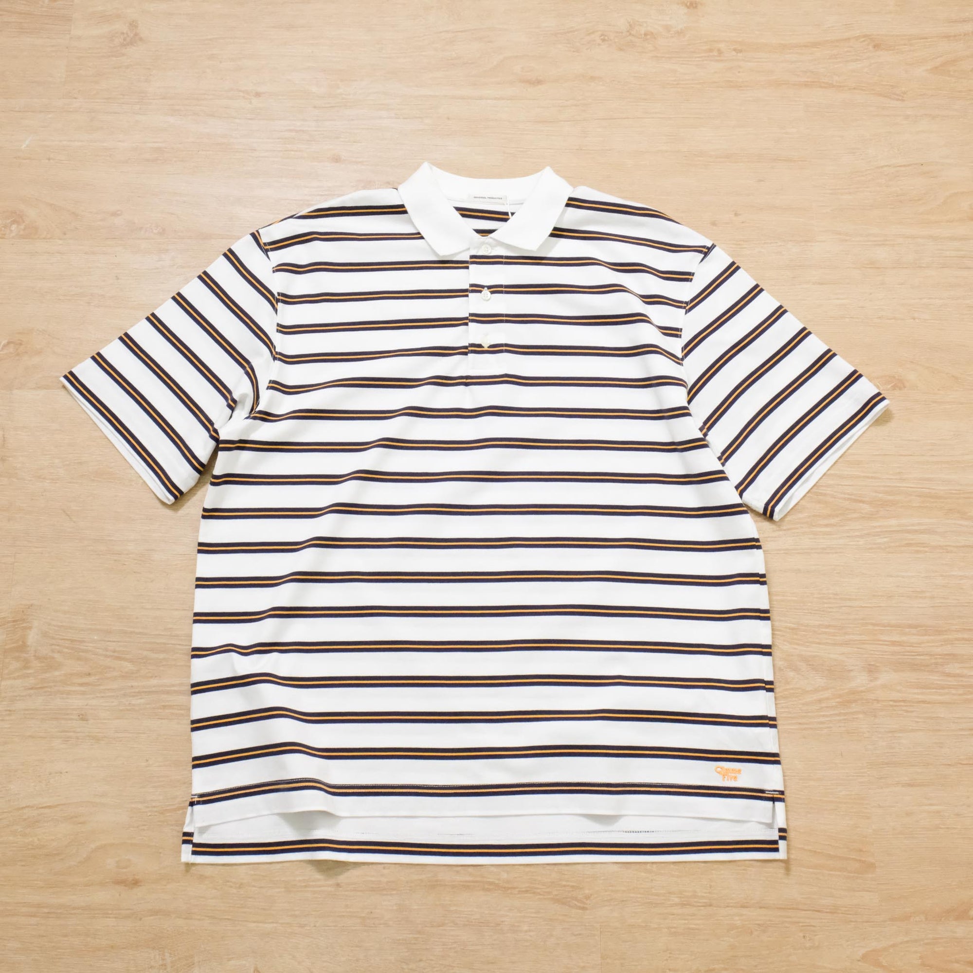 【GIMME 5 x UNIVERSAL PRODUCTS / BORDER STRIPE POLO / SIZE 3】